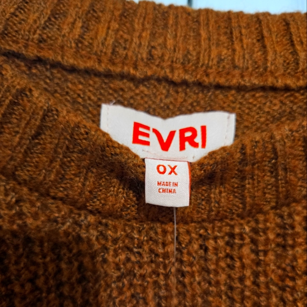 EVRI Scoopneck Sweater 0X